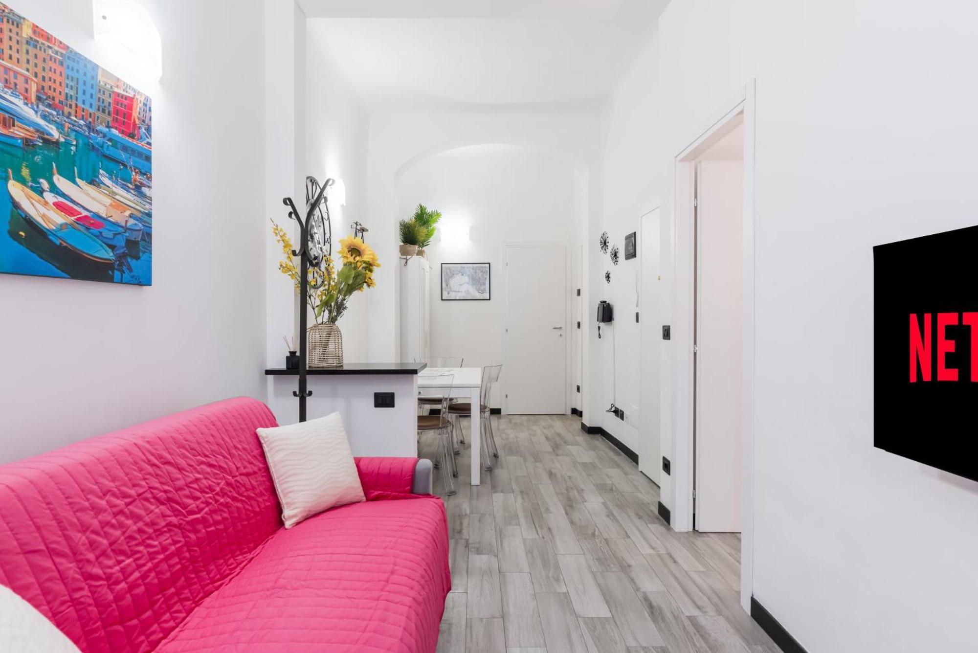 Acquario 5 Minuti, 1Br , Free A-C, Wifi & Netflix "City Center" By Tilo Γένοβα Εξωτερικό φωτογραφία